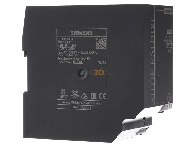Ansicht links Siemens 6EP1334-1LB00 Stromversorgung 1-ph.,24VDC,10A,IP20 