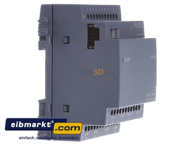 View on the left Siemens Indus.Sector 6ED1055-1NB10-0BA2 PLC digital I/O-module 8In/8Out 

