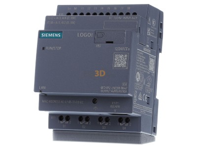 Front view Siemens Dig.Industr. 6ED1052-2MD08-0BA2 Logic module 
