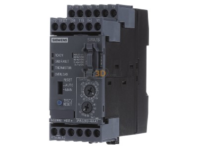 Front view Siemens 3RB2283-4AA1 Electronic motor control device 
