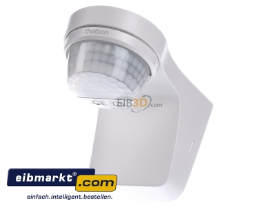 Front view Theben theLuxa S180 WH Motion sensor complete 0...180° white
