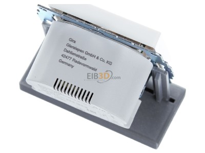 Ansicht oben hinten Gira 245903 SCHUKO USB-Spannungsvers. 2-fach reinwei 