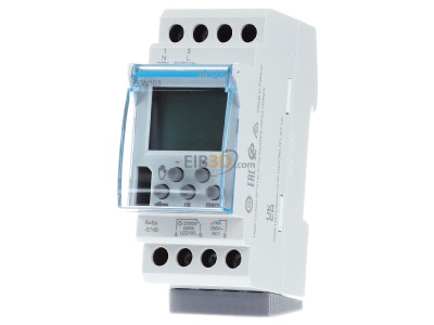 Front view Hager EGN103 Digital time switch 
