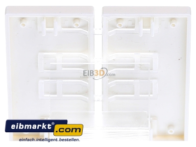 Back view Jung A 402 TSA WW Cover plate for switch white 
