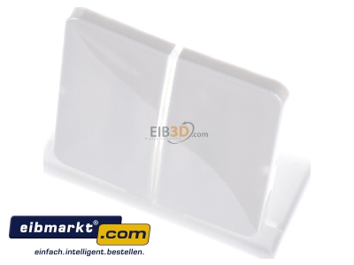 View up front Jung CD 402 TSA WW Cover plate for switch white 
