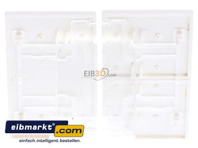 Back view Jung LS 403 TSA WW Cover plate for switch white 
