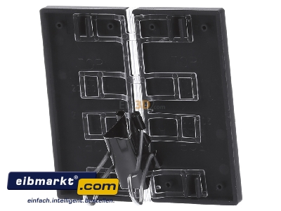 Back view Jung A 402 TSA ANM Cover plate for switch anthracite

