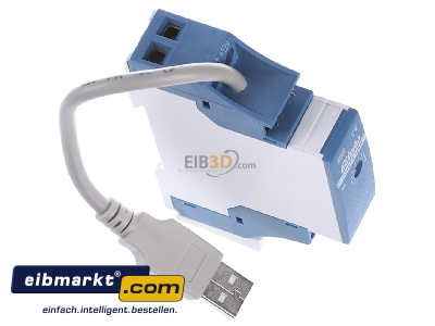 Ansicht oben links Eltako 30014049 RS485-Bus-Gateway mit USB Anschluss FGW14-USB