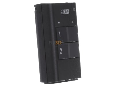 View on the left Jung HS 2 RF Remote control for switching device 
