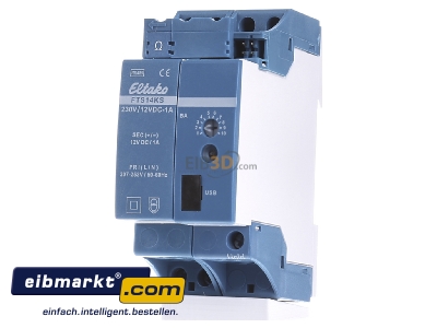 Front view Eltako FTS14KS Touch sensor connector for bus system 
