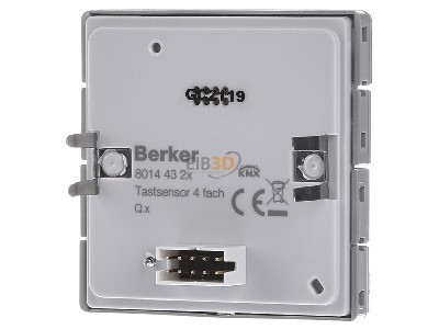 Back view Berker 80144321 EIB, KNX touch sensor 8-fold, 
