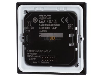 Back view Jung AL 3181 D EIB, KNX movement sensor, 
