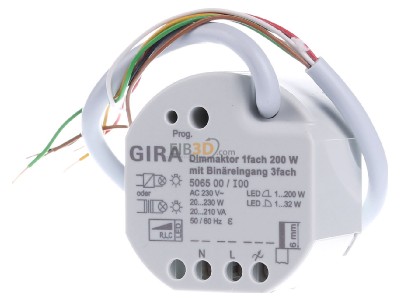 Front view Gira 506500 Dimming actuator bus system 200W 

