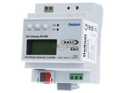 Front view Theben DALI Gateway P64 KNX Light system interface for bus system 
