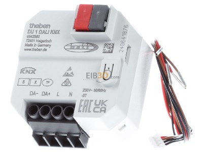 Front view Theben DU 1 DALI KNX Light system interface for bus system
