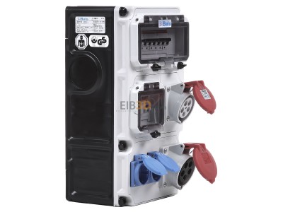 View on the left Bals 89076 CEE-Socket combination wall mount IP44 
