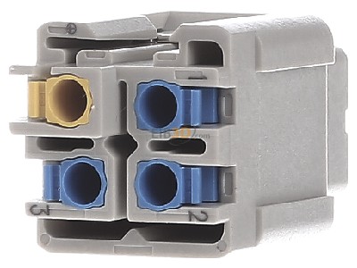 Back view Harting 09 20 003 2733 Socket insert for connector 3p 
