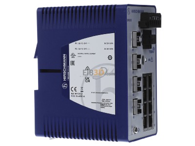 View on the left Hirschmann BRS30-8TX/4SFP Network switch 810/100 Mbit ports 
