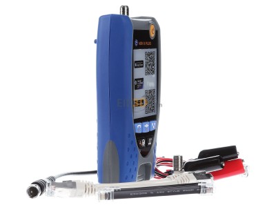 View on the left TREND Networks VDV II Plus BT Communication tester 
