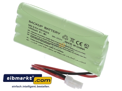 View up front Somfy 9001001 Rechargeable battery 800mAh 9,6V
