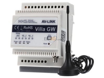 Front view HHG Villa GW Interface for bus system 
