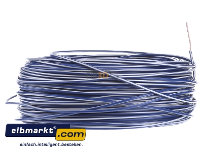 View on the left Verschiedene-Diverse H05V-K   1    dbl/ws Single core cable 1mm Dark blue/White H05V-K 1 dbl/ws
