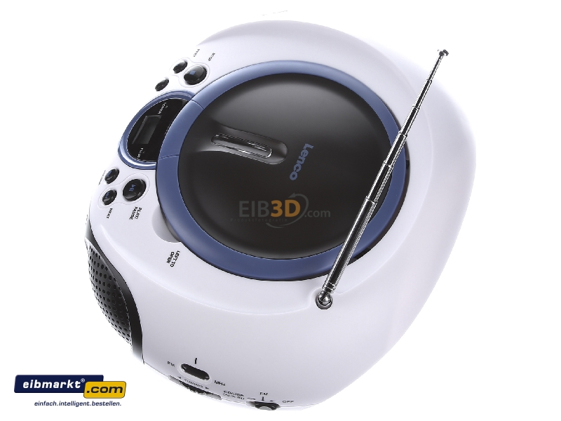 eibmarkt.com - MP3 Portable USB FM/AM blue SCD-38 radio/recorder