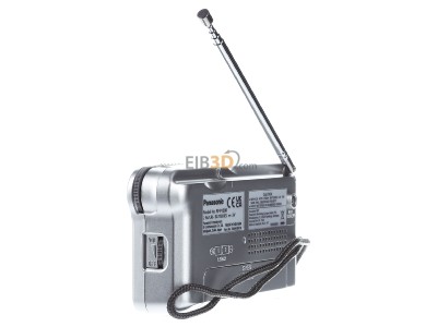 Ansicht rechts Panasonic Deutsch.CE RFP150DEGS si Portable Radio 