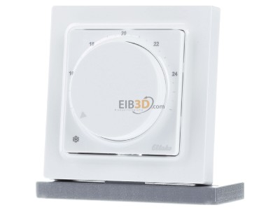 Frontansicht Eltako FTR55EHB-wg Funk-Temperaturregler reinwei glnzend 