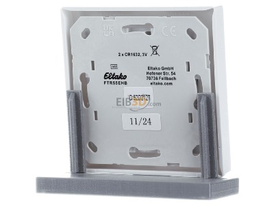 Ansicht hinten Eltako FTR55EHB-wg Funk-Temperaturregler reinwei glnzend 