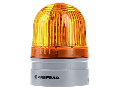 Front view Werma 26032060 Strobe luminaire yellow 
