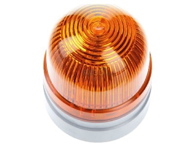 Top rear view Werma 26032060 Strobe luminaire yellow 
