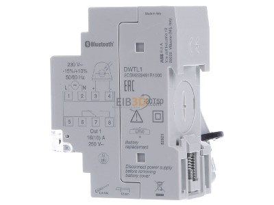 View on the right ABB DWTL1 Digital time switch 230VAC 
