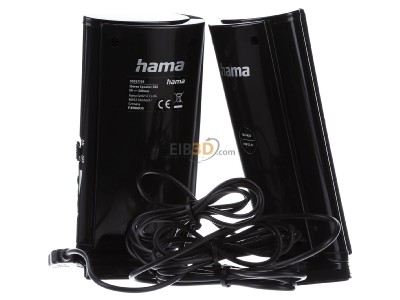 Ansicht hinten Hama E 80 (VE2) PC-Lautsprecher E 80 (Inhalt: 2)