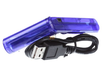 Ansicht rechts Hama 55348 Multi-Kartenleser USB 2.0,35in1,blau 