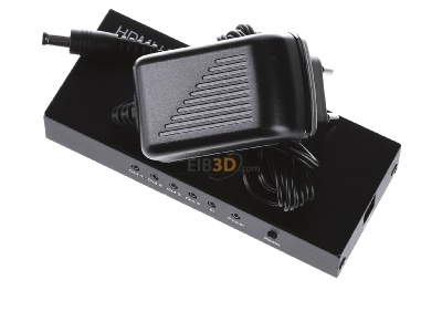 Ansicht oben vorne E+P Elektrik UHD14 HDMI-Verteiler 4-fach 