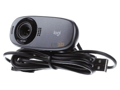 Frontansicht MediaCom-IT LOGITECH C310 Webcam USB 5MP HD, sw, Retail 