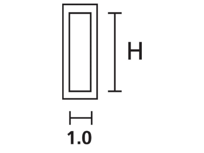 Mazeichnung 2 Hellermann Tyton HC 09 52 CL  VE50  Zeichentraeger HC 09 52 CL  Inhalt  50 