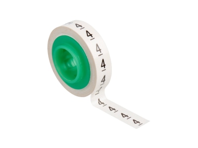 Produktbild 4 3M SDR 4  VE3  Kabelmark  Nachfuellrollen Ziffer 4  3er Pack SDR 4  Inhalt  3 