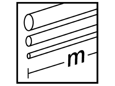 Mazeichnung 2 Hellermann Tyton TFE4 5 8 1220PTFE CL Schrumpfschlauch
