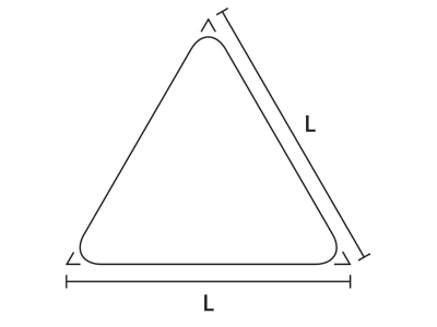 Mazeichnung Hellermann Tyton 597 61262  VE100  Warnschild allgem  Warnzeichen 597 61262  Inhalt  100 