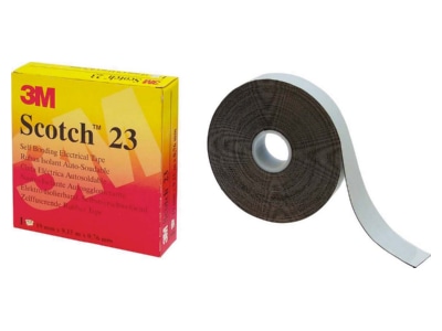 Product image 1 3M Scotch 23 19x9 15 Adhesive tape 9 15m 19mm black

