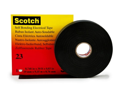 Product image 2 3M Scotch 23 19x9 15 Adhesive tape 9 15m 19mm black
