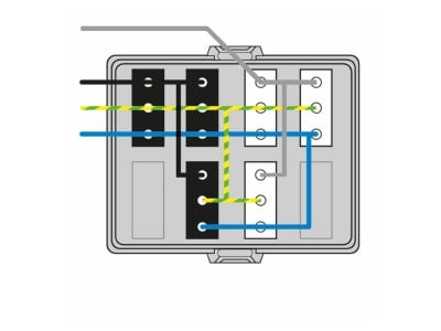 Wiring plan Kaiser AT6071 Cover for surface mounted box