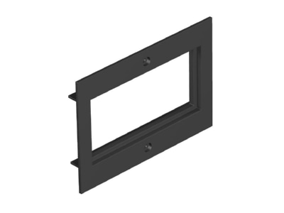 Produktbild OBO T4B P7 9011 Abdeckplatte 2f Modul 45 f  T4B