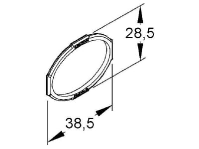 Mazeichnung Kleinhuis 638 3040 Halteklammern