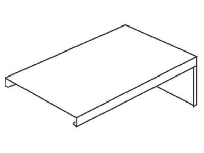 Strichzeichnung Kleinhuis E80190 6 Endstueck cws Kanal System HKL