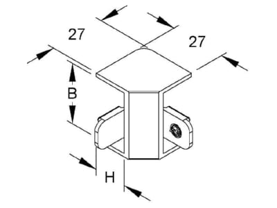 Mazeichnung Kleinhuis FI2030 3 Inneneck rws Kanal System HKL