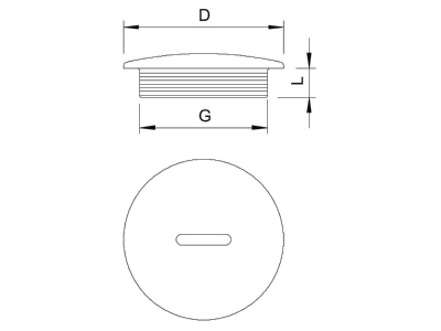 Mazeichnung 1 OBO 108 M12 PS Verschlussschraube Iso lgr