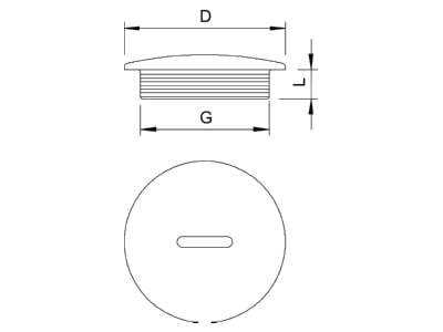 Mazeichnung 3 OBO 108 M32 PS Verschlussschraube Iso lgr